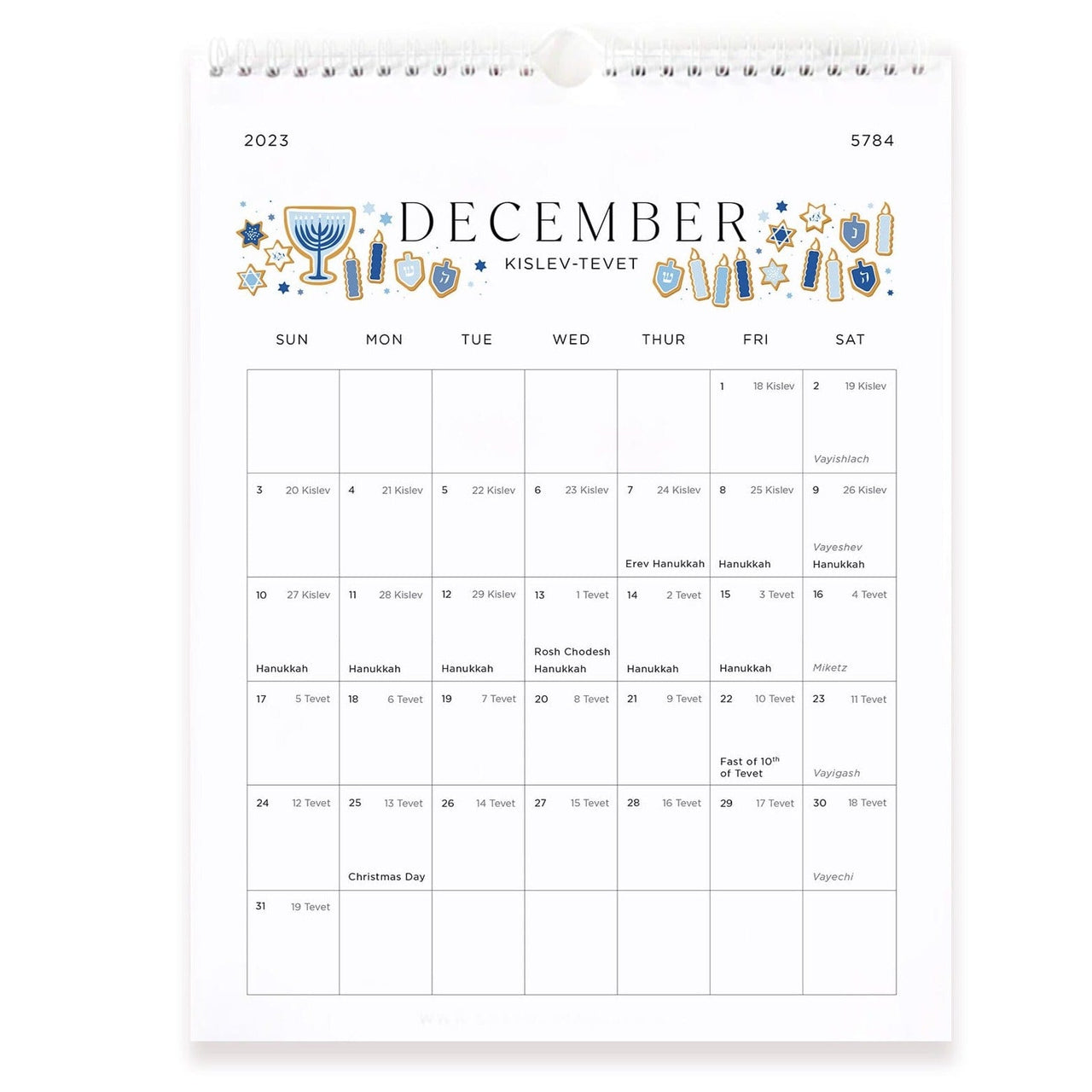 Modern Mitzvah - 16 Month Jewish Wall Calendar - 5784/2023 - 2024 - ModernTribe