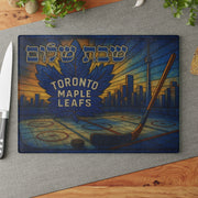 The Rabbi's Wife - Hockey Stained Glass Style Challah Board - (Choice of Team) - ModernTribe