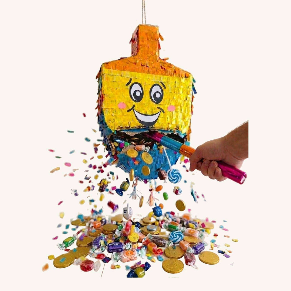 Ner Mitzvah Decorations Hanukkah Dreidel Piñata