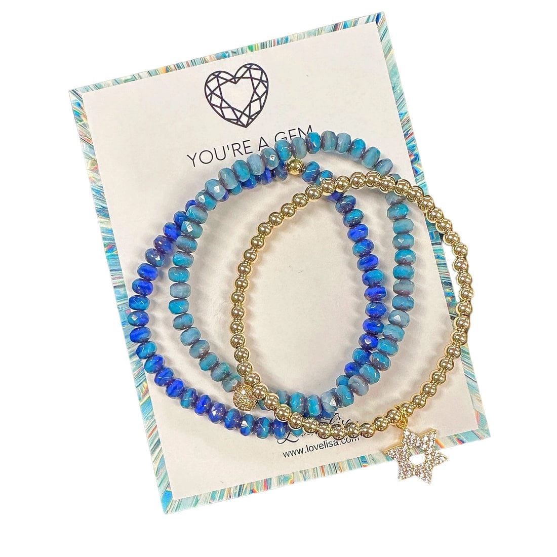 Love, Lisa - Julie Star of David Bracelet Stack - ModernTribe
