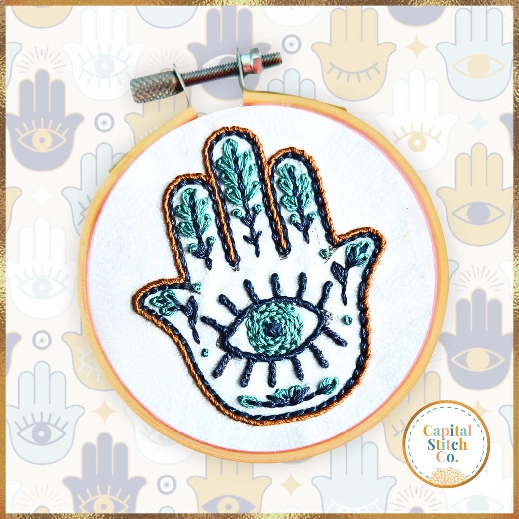 Capital Stitch Co. - Ancient Hamsa Embroidery Kit - ModernTribe