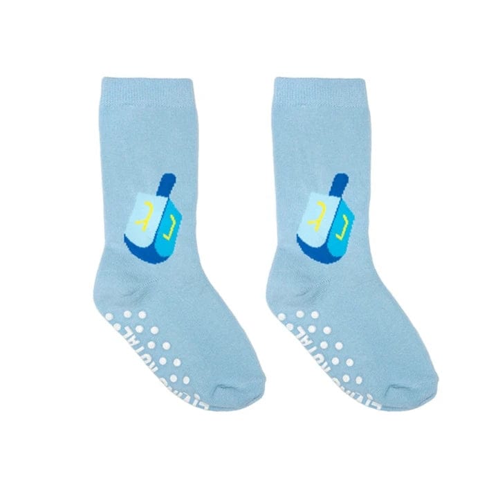 Living Royal - 3D Packaged Dreidel Youth Crew Socks - ModernTribe