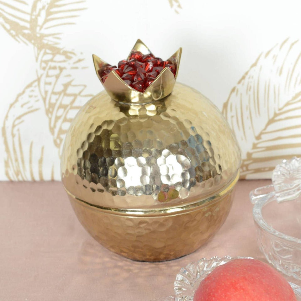 Aulica - Golden Pomegranate Decorative Box - ModernTribe