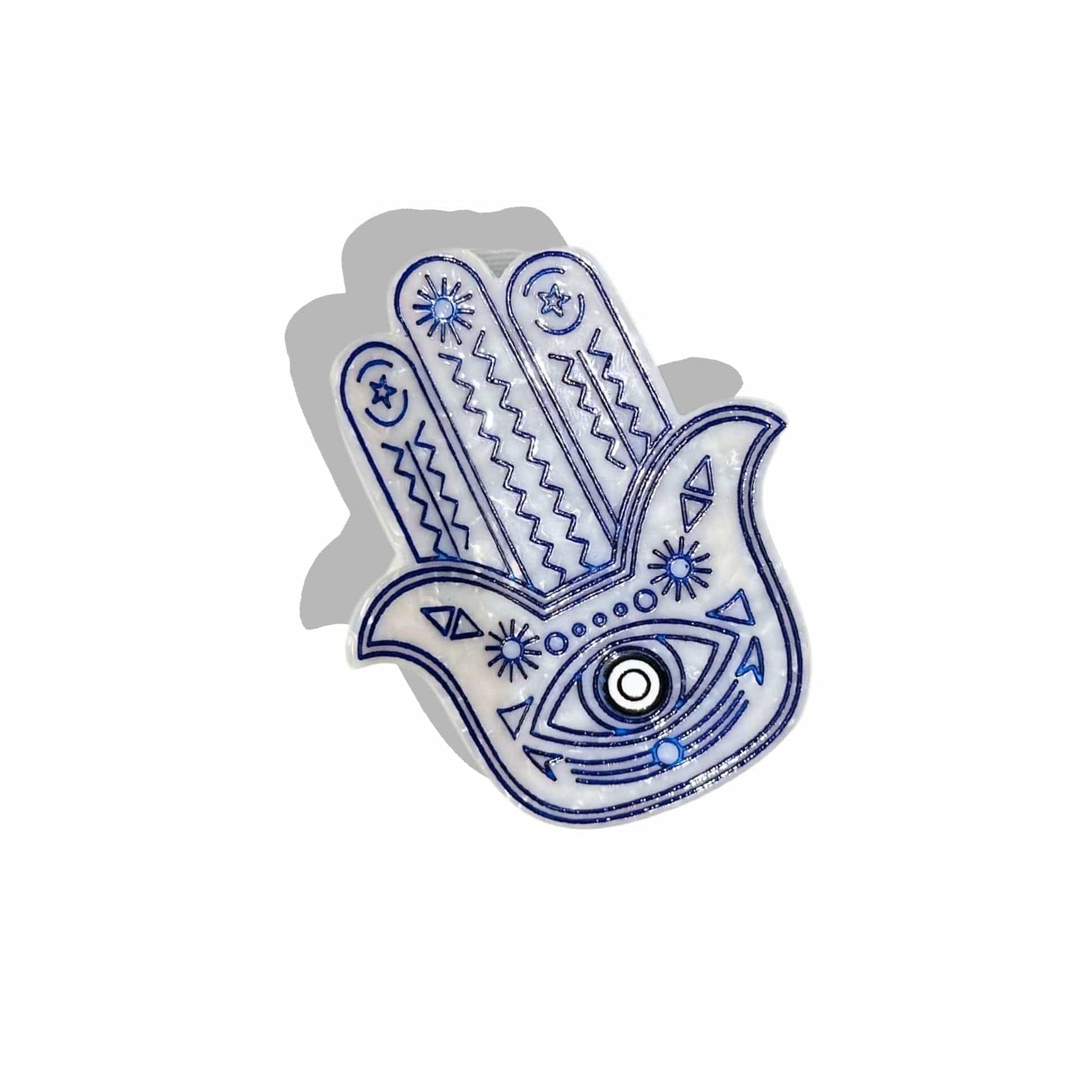 Solar Eclipse Hair Clips Hamsa Claw Clip