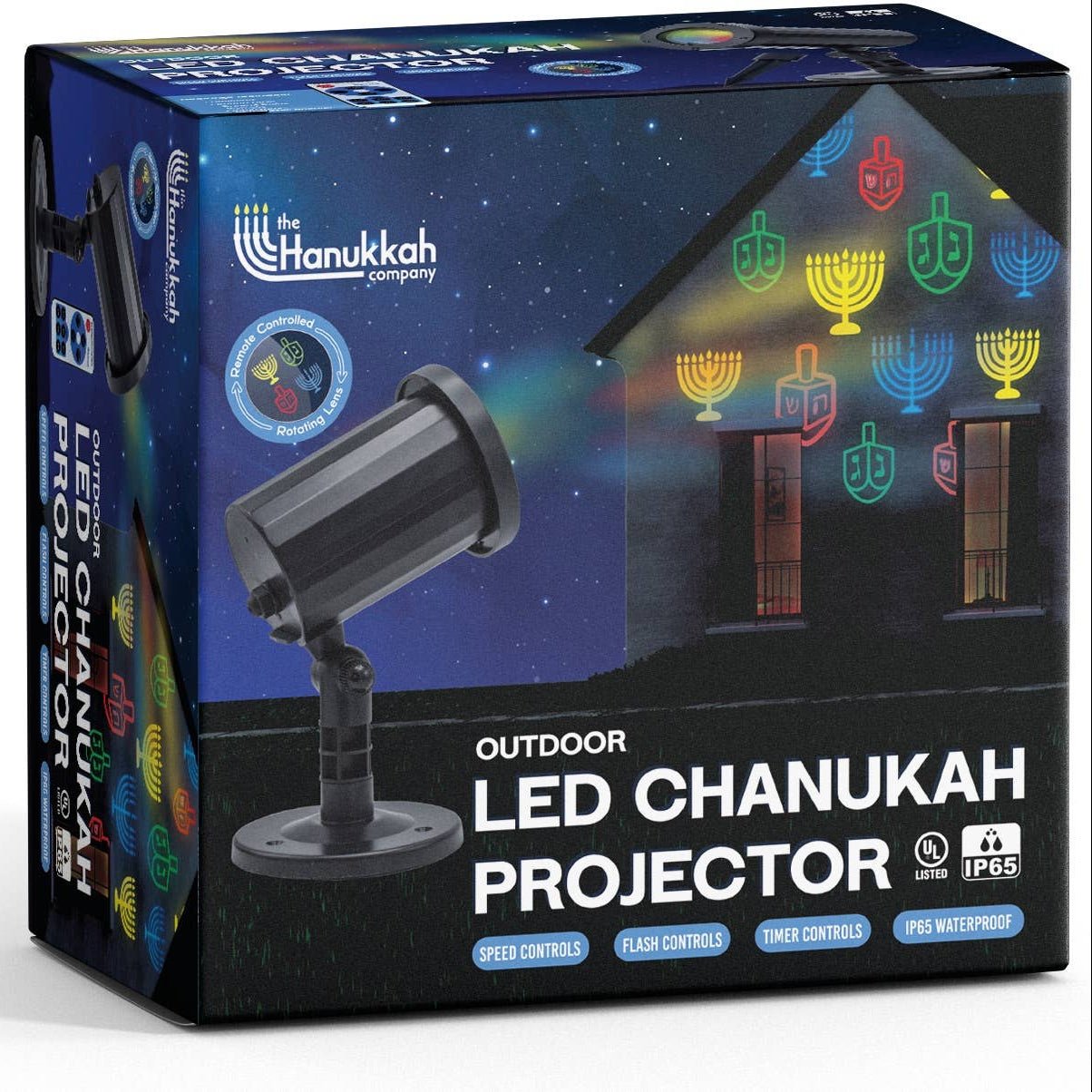 Ner Mitzvah - Hanukkah LED Outdoor Projector - ModernTribe