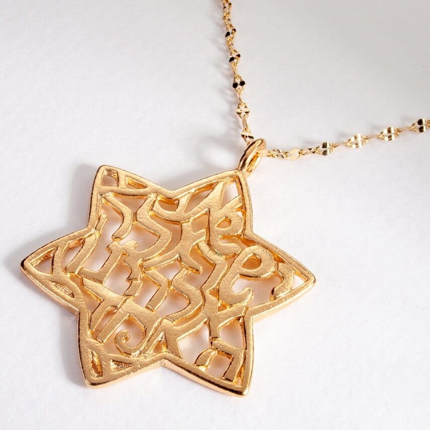 Koch La Ni Jewelry Necklaces Shema Star of David Necklace