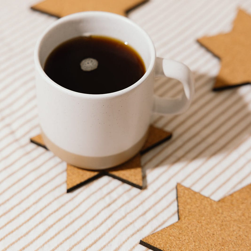 Ariel Tidhar - Star of David Cork Coasters - Set of 4 - ModernTribe