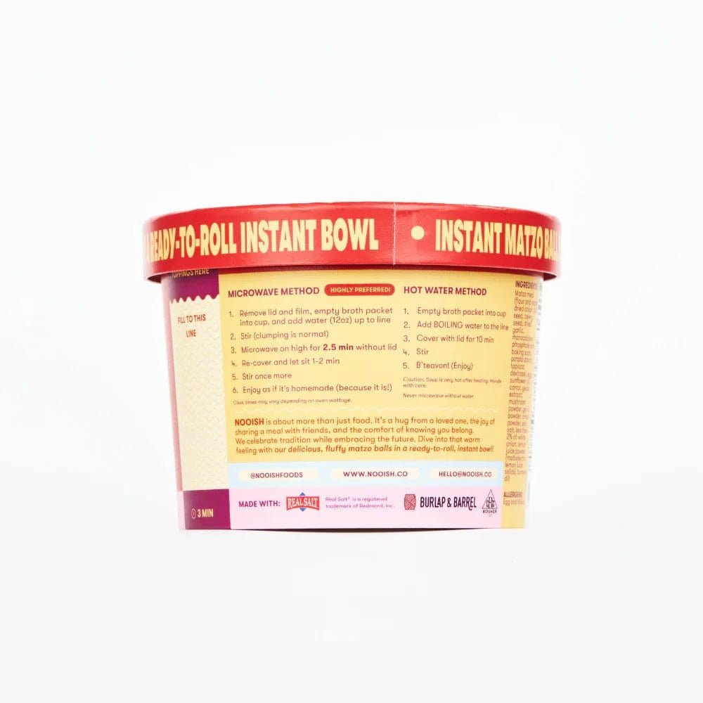 NOOISH - Nooish Instant Vegetarian Matzo Ball Soup - ModernTribe