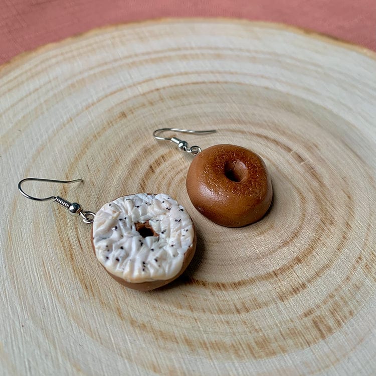 Edie's Art Shop - Bagel with Schmear Earrings - ModernTribe
