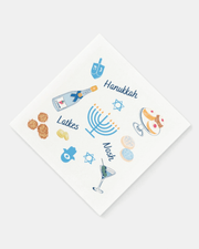 The Nosh Table - ModernTribe x The Nosh Table Hanukkah Napkins - Set of 20 - ModernTribe