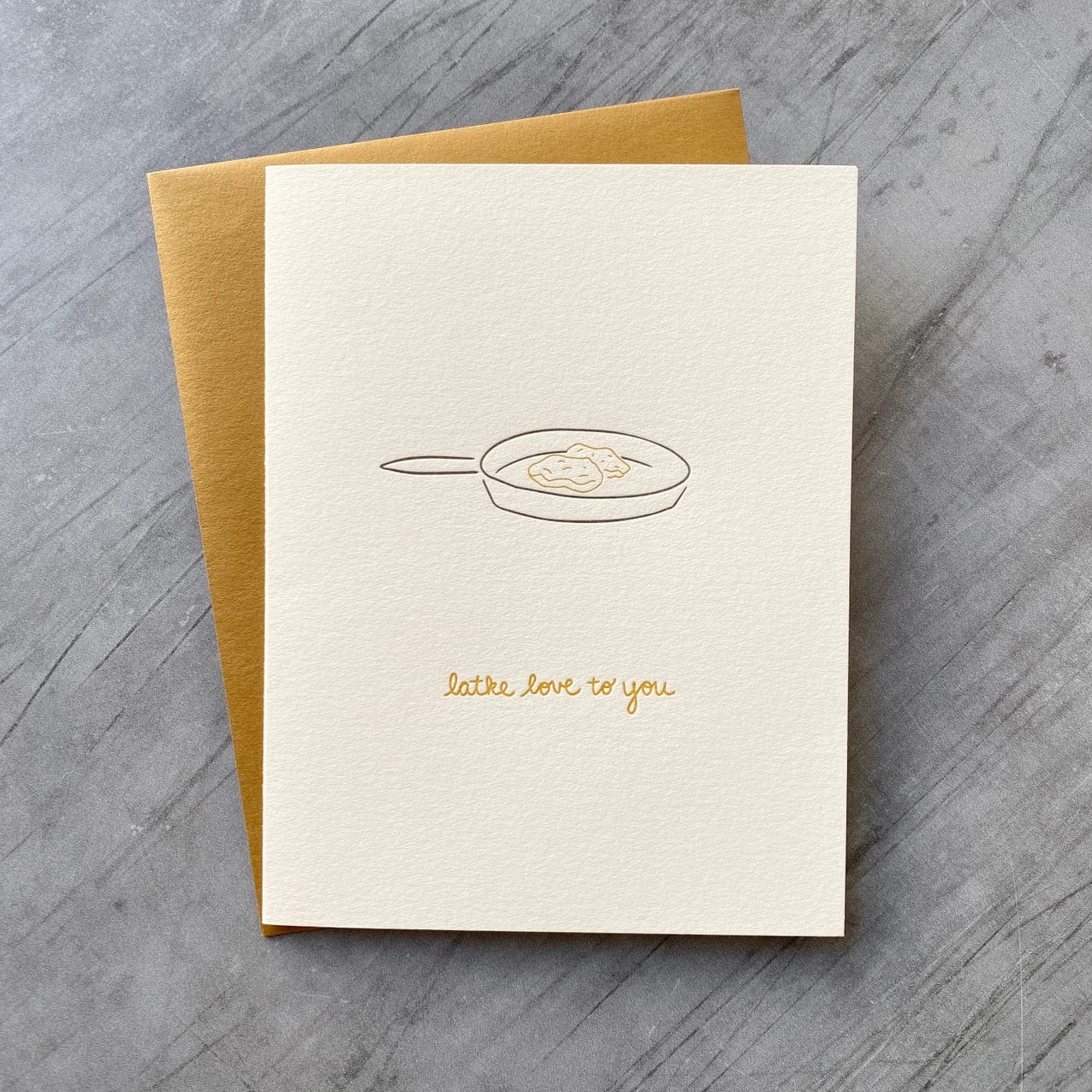 Albertine Press - Latke Love to You Holiday Cards, Pack of 6 - ModernTribe