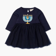 Monica + Andy Kids Tulle Menorah Dress - (2T-12)