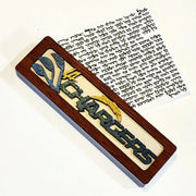 Glenn Grubard Designs Mezuzahs Los Angeles Chargers Sports Mezuzah Case by Glenn Grubard - (Choice of Team)