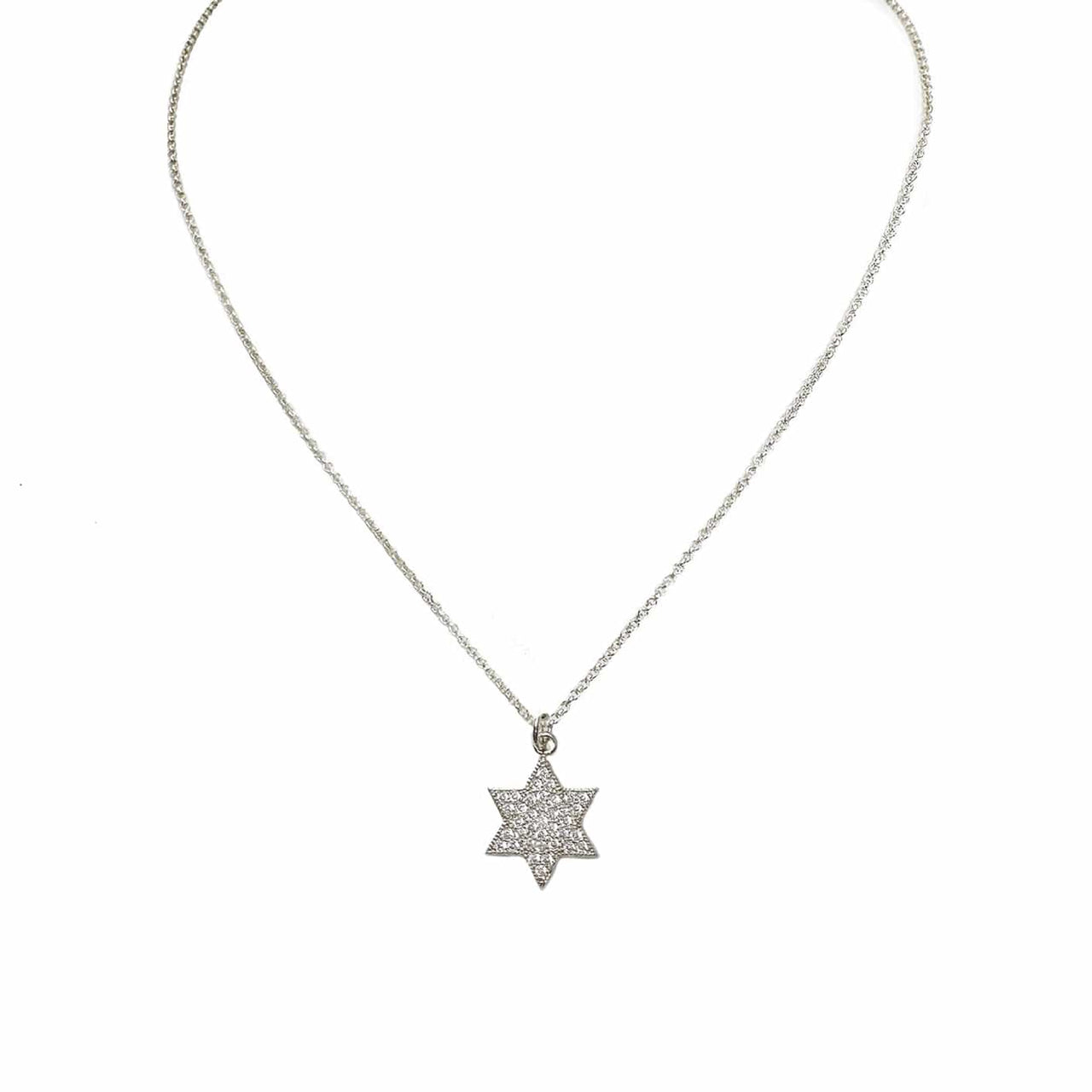 Love, Lisa - Amy Stunning Star of David Necklace - (Silver or Gold) - ModernTribe