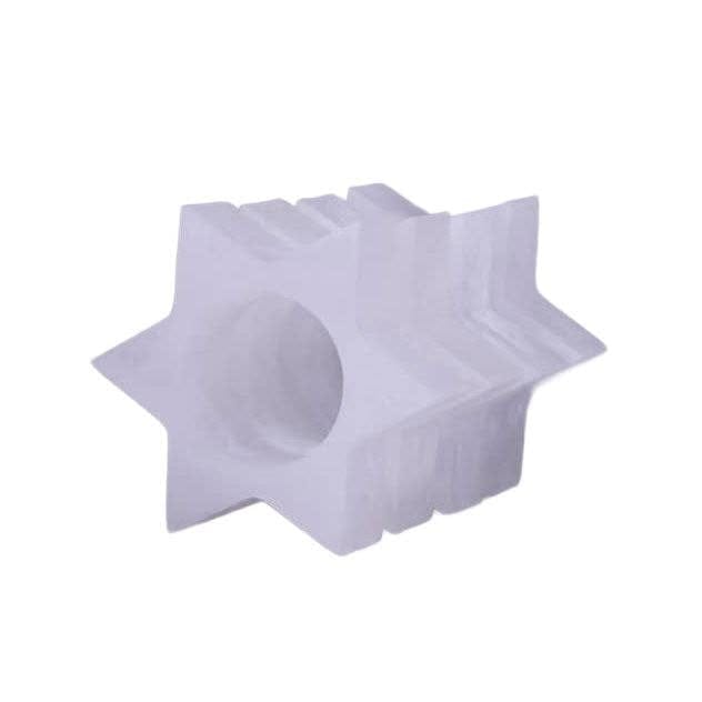 Kinor Decor - Resin Snow Drift Star of David Napkin Rings - Set of 4 - ModernTribe