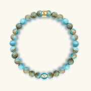 Karma and Luck Bracelets Divine Healing Turquoise Evil Eye Bracelet