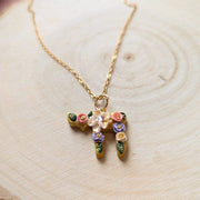 Edie's Art Shop Necklaces Nisan Floral Chai Necklace