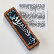 Glenn Grubard Designs Mezuzahs Florida Marlins Sports Mezuzah Case by Glenn Grubard - (Choice of Team)