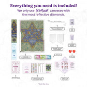 Diamond Art Club Crafts The Joy of Hanukkah Star DIY Diamond Painting Craft