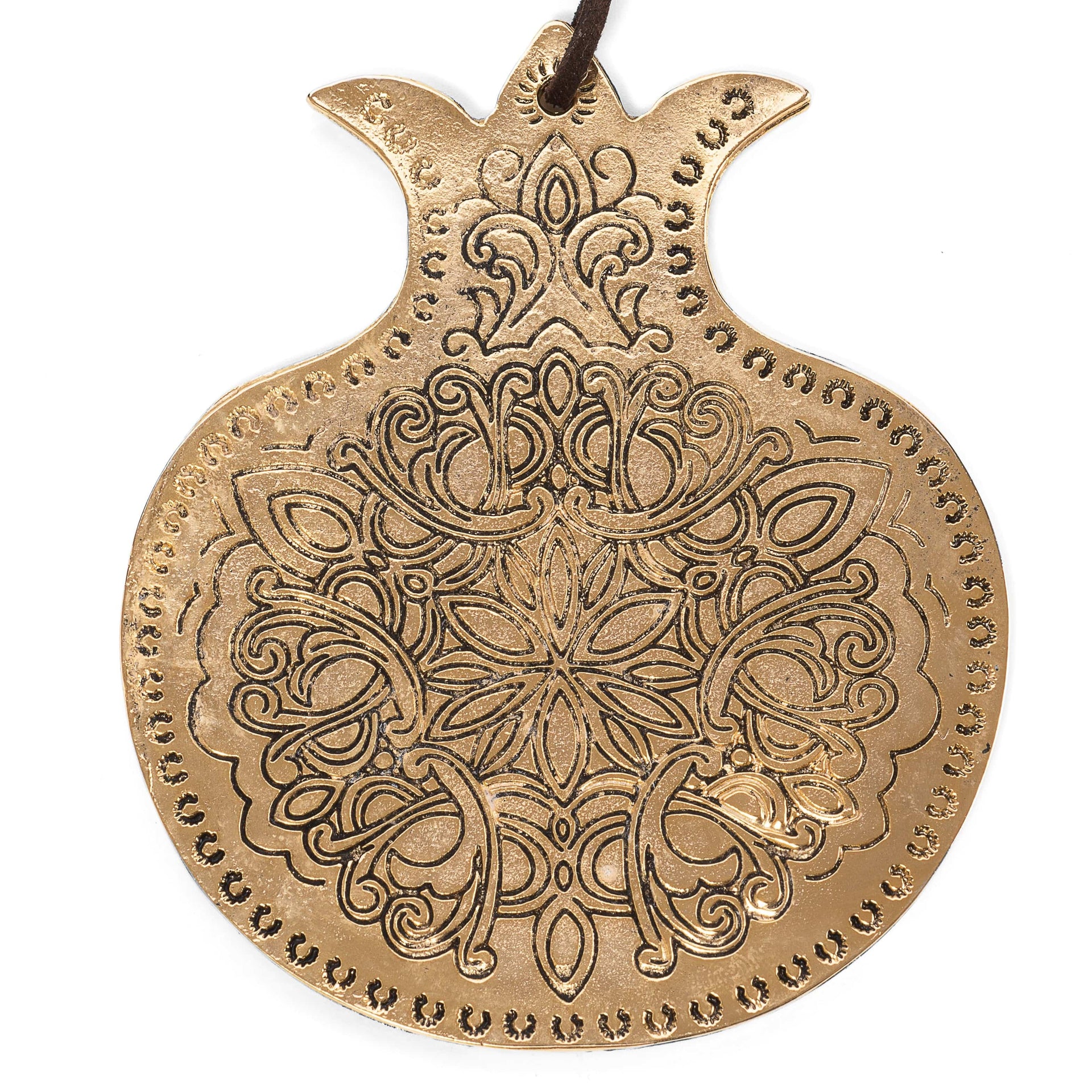 Israel Museum Wall Art Pomegranate Wall Hanging by Israel Museum - Gold