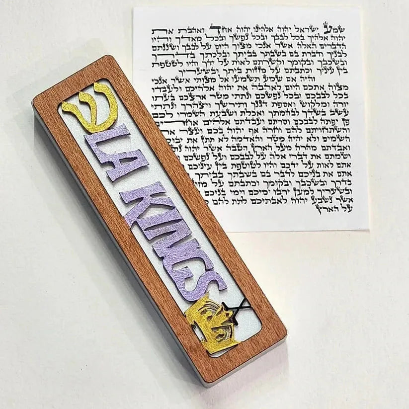 Glenn Grubard Designs Mezuzahs Los Angeles Kings Sports Mezuzah Case by Glenn Grubard - (Choice of Team)