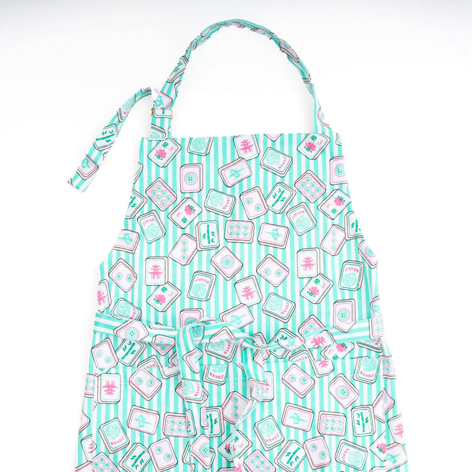 8 Oak Lane - Mahjong Stripe Apron - ModernTribe