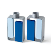 Israel Museum - Blue Mondrian Candleholders by Israel Museum - ModernTribe