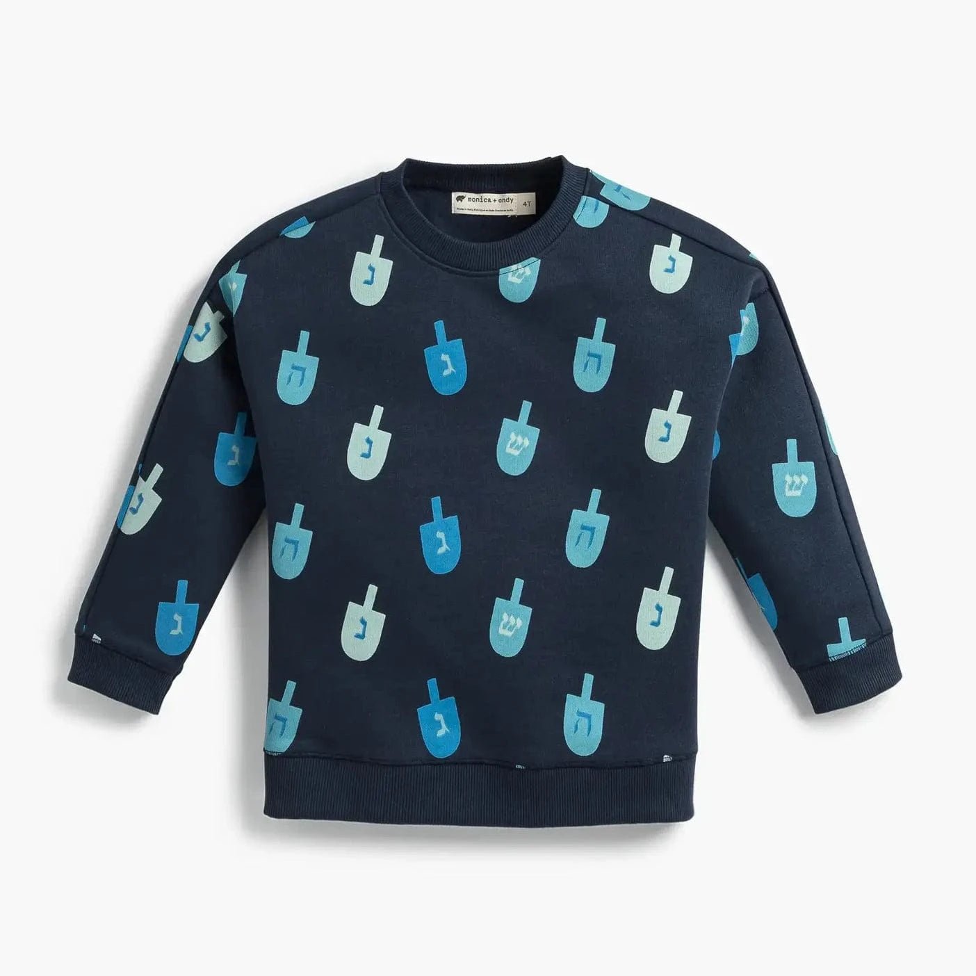 Monica + Andy - Sporty Hanukkah Dreidels Tee by Monica + Andy - (Sizes 2T - 12) - ModernTribe