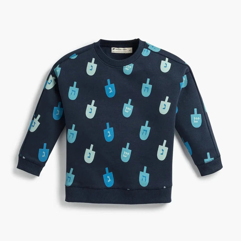 Monica + Andy - Sporty Hanukkah Dreidels Tee by Monica + Andy - (Sizes 2T - 12) - ModernTribe
