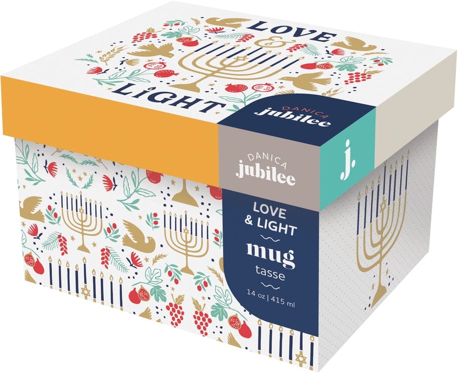 Danica Jubilee - Love and Light Hanukkah Mug - ModernTribe