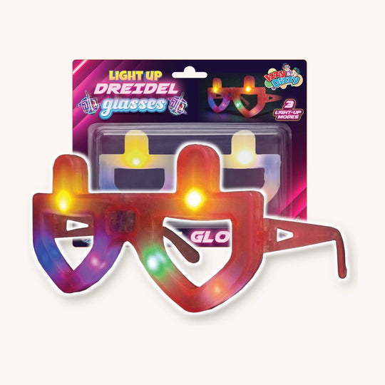 Hanukkah Light-Up Dreidel Glasses