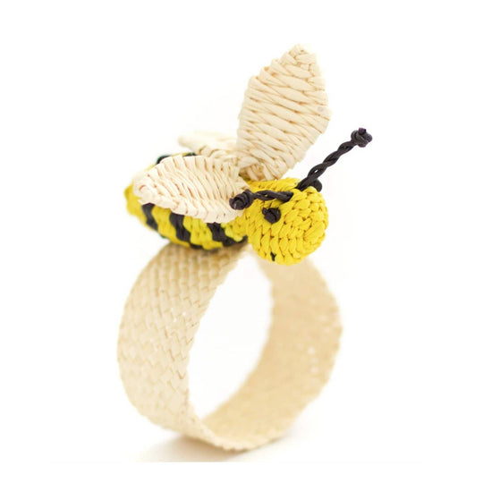 Handwoven Bee Napkin Ring