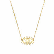 Miriam Merenfeld Jewelry Necklaces Gold-Plated Magic Evil Eye Necklace - (Sterling Silver, Gold-Plated or Two-Tone)