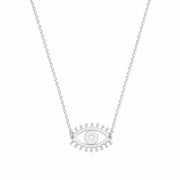 Miriam Merenfeld Jewelry Necklaces Sterling Silver Magic Evil Eye Necklace - (Sterling Silver, Gold-Plated or Two-Tone)