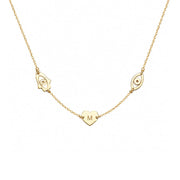 Miriam Merenfeld Jewelry Necklaces Gold-Plated Good Luck Minis Necklace - (Sterling Silver, Gold-Plated, or Two-Tone)