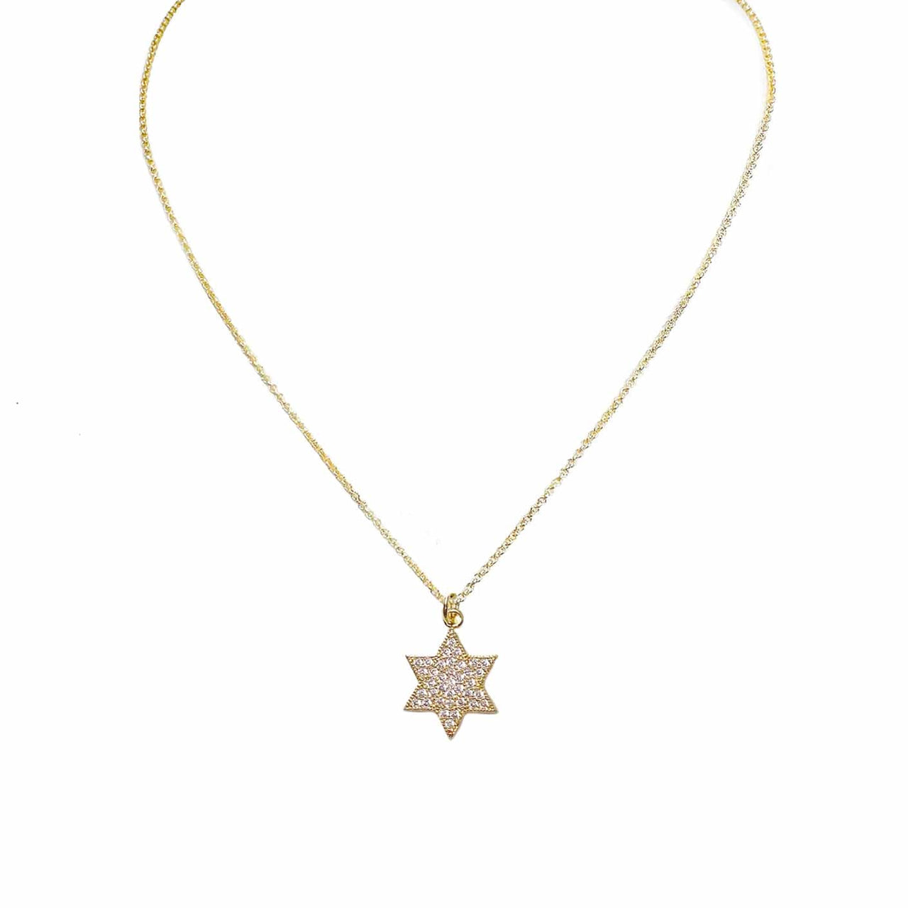 Love, Lisa - Amy Stunning Star of David Necklace - (Silver or Gold) - ModernTribe