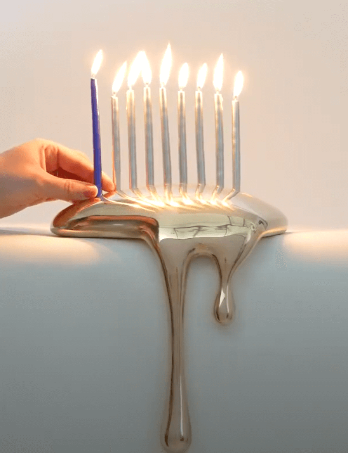 Yoni Alter Menorahs Linger Menorah by Yoni Alter