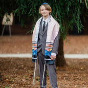 Anna Abramzon Studio - Mountain Landscape Wearable Art Jewish Tallit - ModernTribe