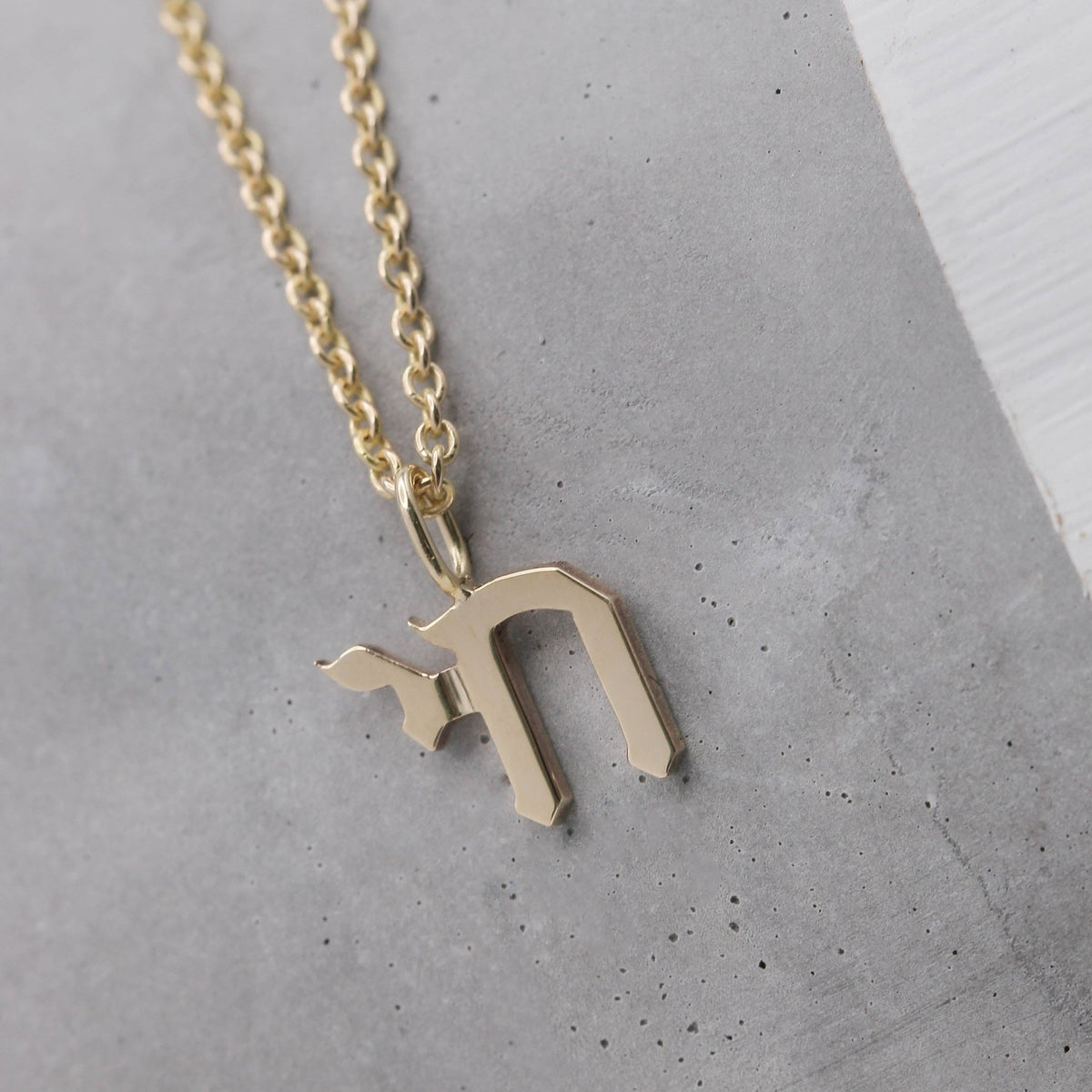 HOTCROWN - Gothic Chai Necklace - 14k Yellow, Rose or White Gold - ModernTribe