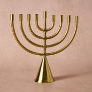 Ten Thousand Villages Menorahs Jyoti Brass Horn Menorah