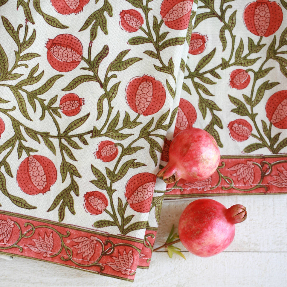 Kitchen Towel Pomegranate Red - Set of 2