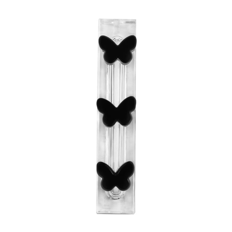 Lainy Home Mezuzahs Butterfly Crystal Mezuzah