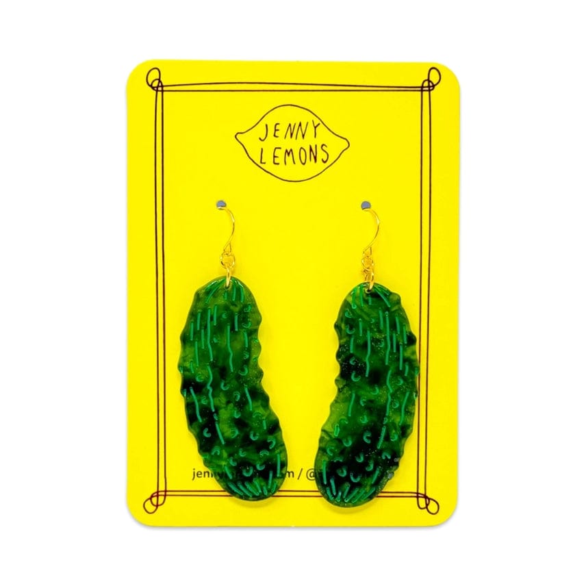 Jenny Lemons - Pickle Acetate Dangle Earrings - ModernTribe