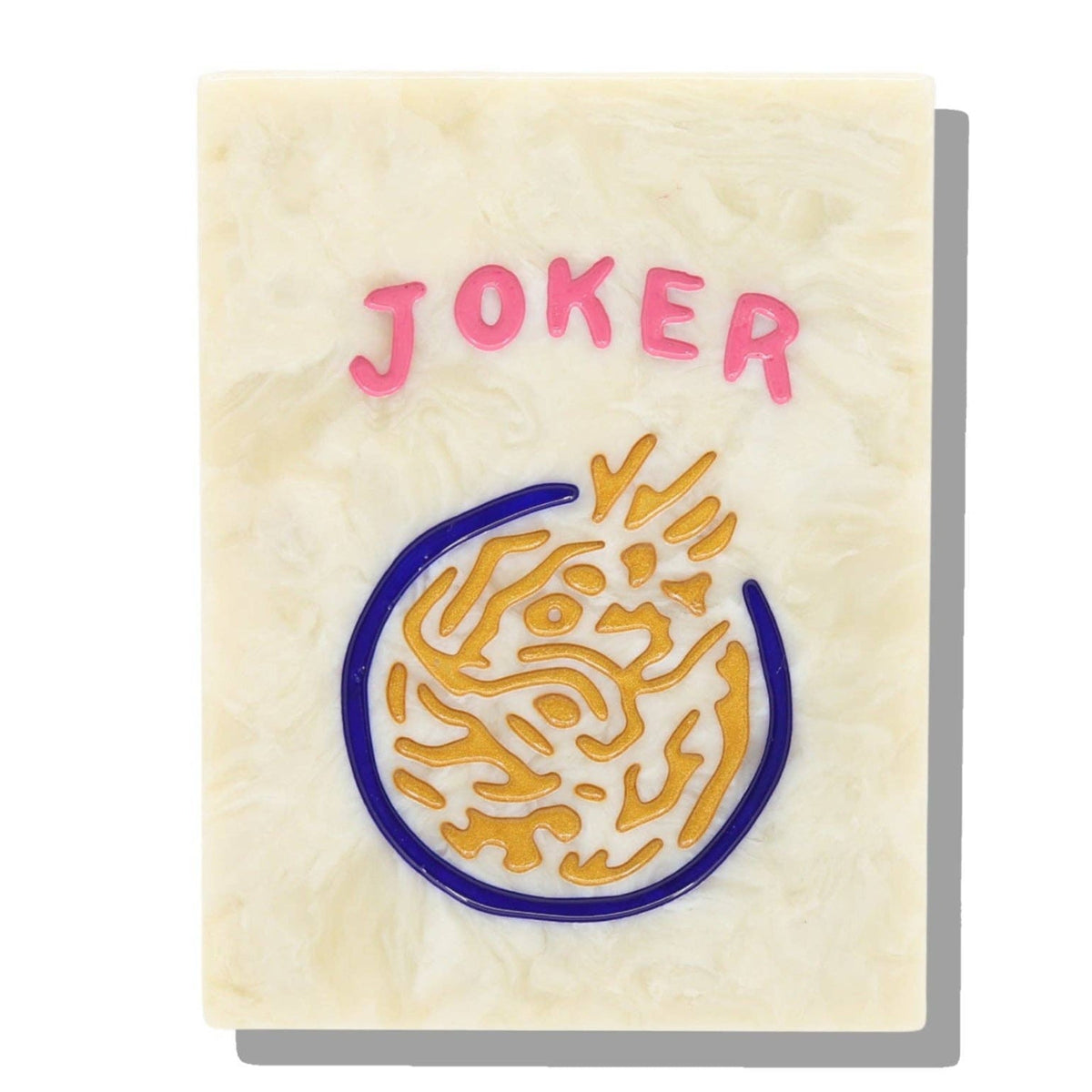 Solar Eclipse Decorations Hand-painted Joker Mahjong Heirloom Box