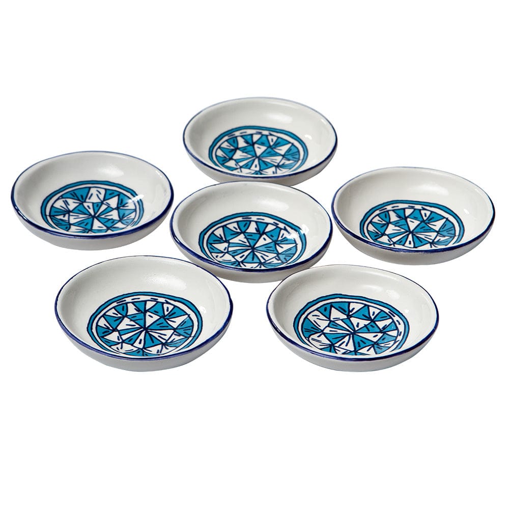 Israel Museum Seder Plates German Blue Ceramic Seder Plate by Israel Museum