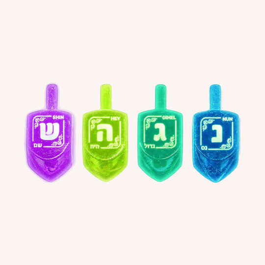 Glow in the Dark Dreidels - 10 Pack