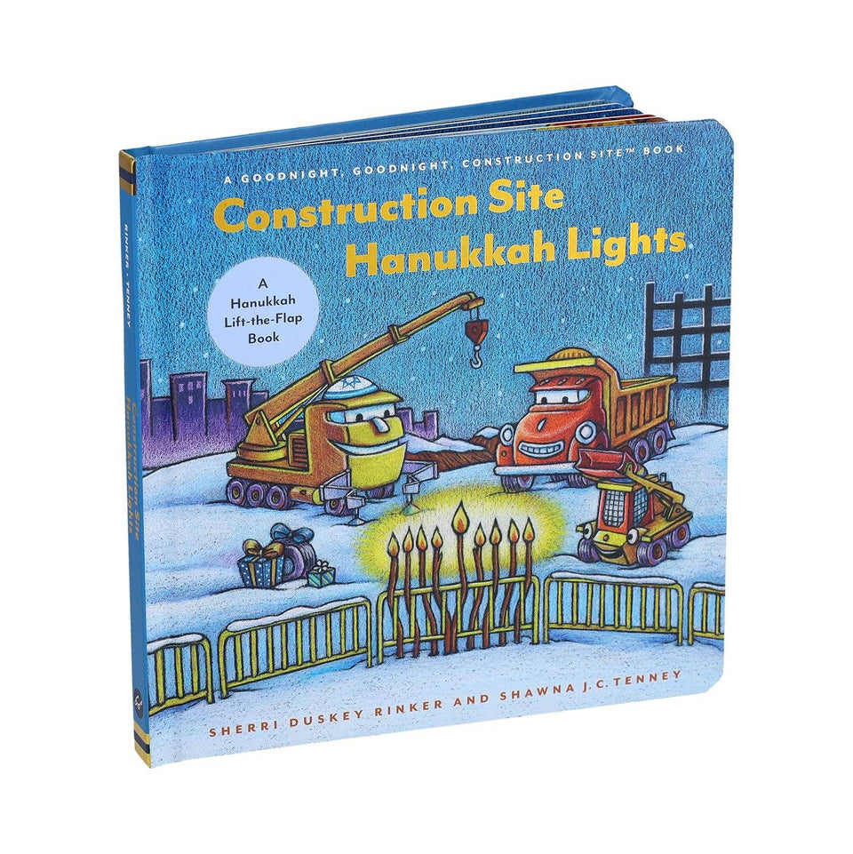Chronicle Books - Construction Site Hanukkah Lights - Board Book - ModernTribe
