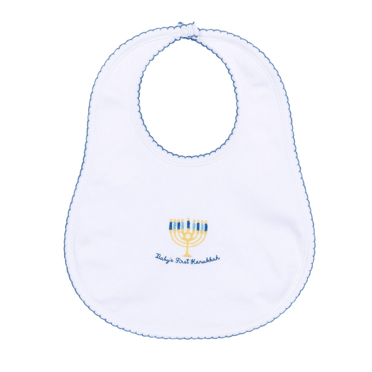 Magnolia Baby - Baby's First Hanukkah Menorah Bib - ModernTribe