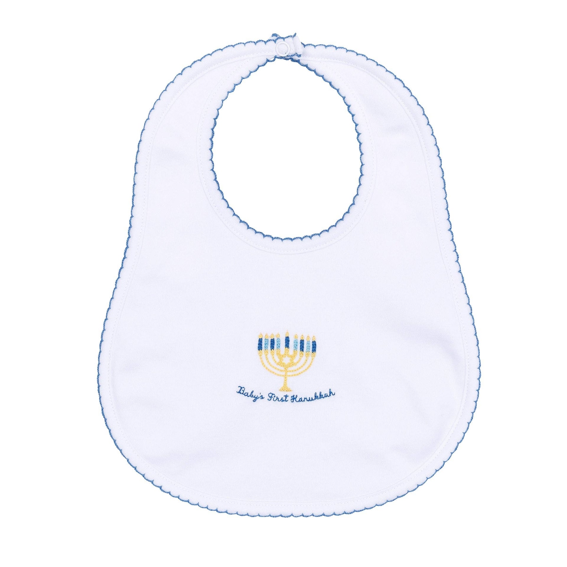 Magnolia Baby Baby's First Hanukkah Menorah Bib - One Size