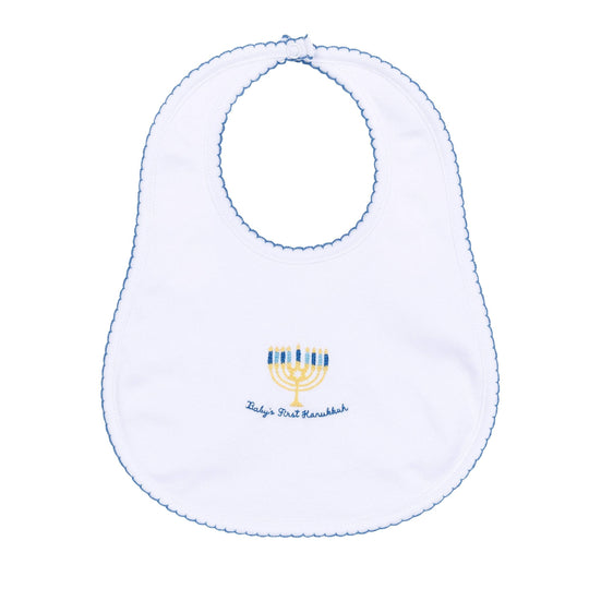 Baby's First Hanukkah Menorah Bib